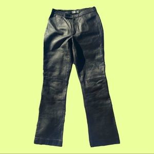 Black Leather Pants